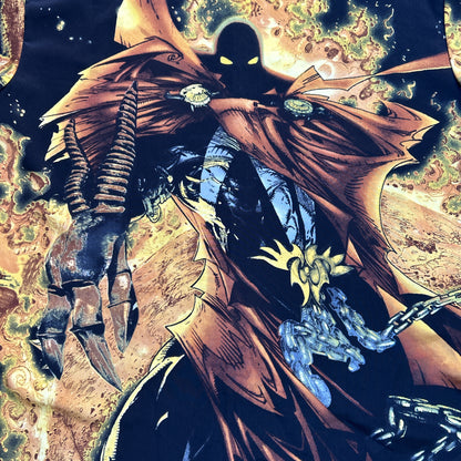 RARE 2000s BILLION BAY Black Fiery Spawn Marvel Comic Shirt