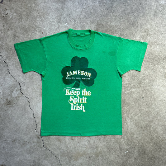 Vintage 90s Jameson Premium Irish Whisky, Keep The Spirit Irish T-shirt