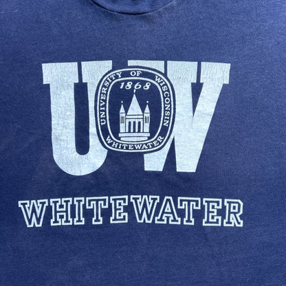Vintage 80s University Of Wisconsin White Water T-shirt