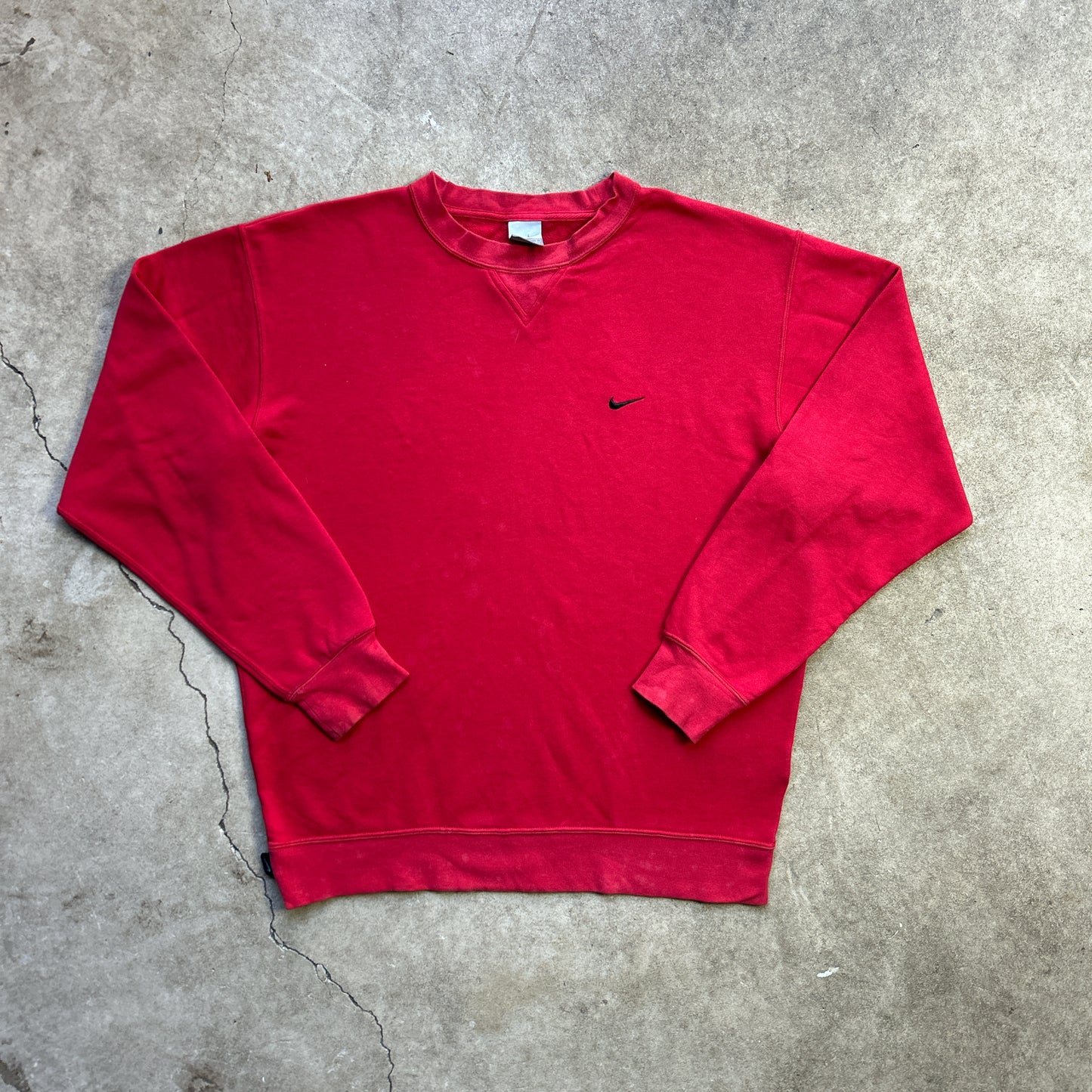 Vintage 2000s Red Nike Crewneck Sweatshirt