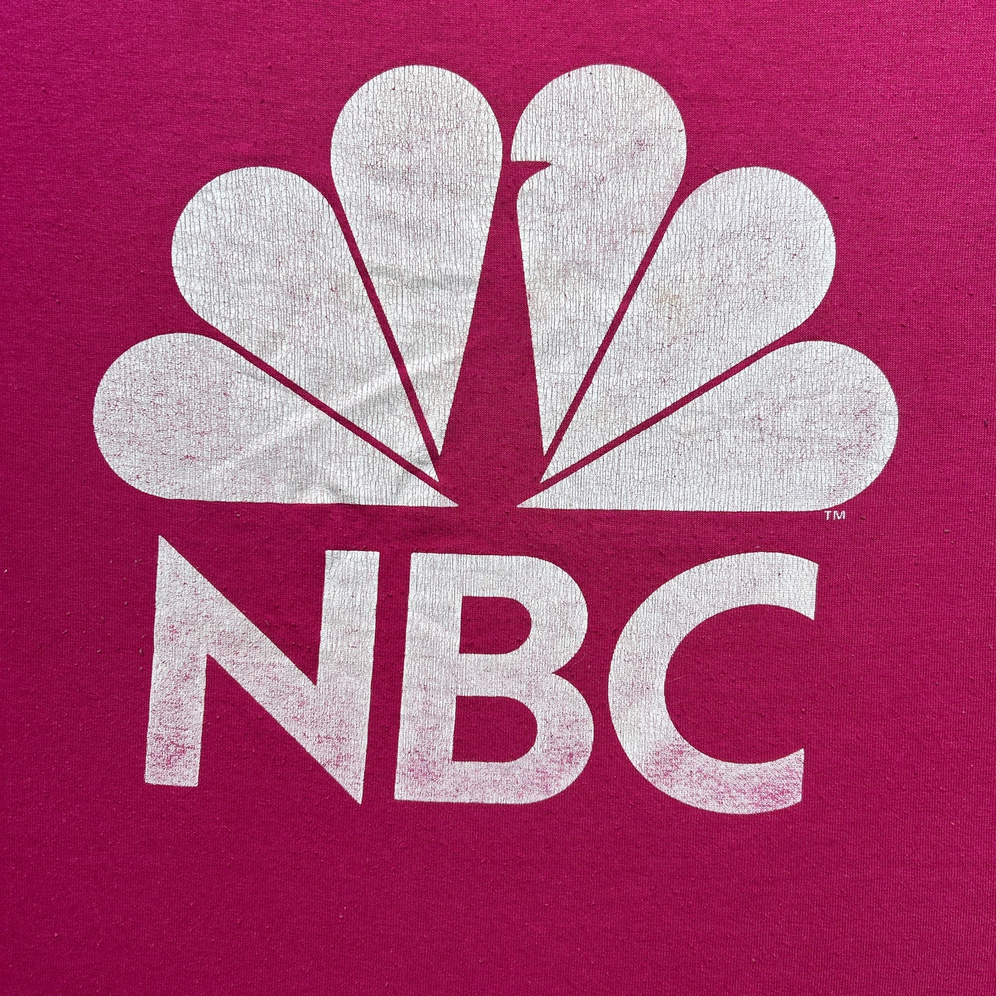 Vintage 80s NBC USA TV Station Promotional T-shirt