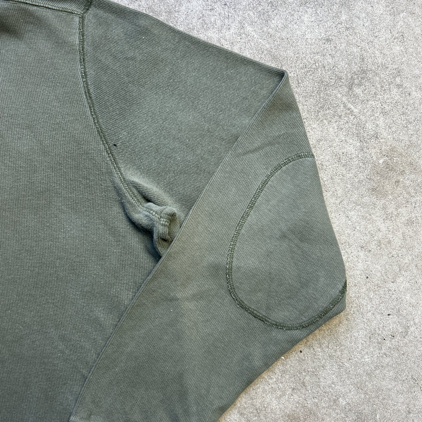 Vintage 2000s Khaki Green Carhartt Quater Zip Jumper