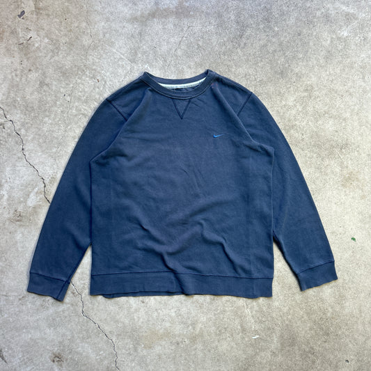 Vintage 2000s Navy Nike Crewneck Sweatshirt