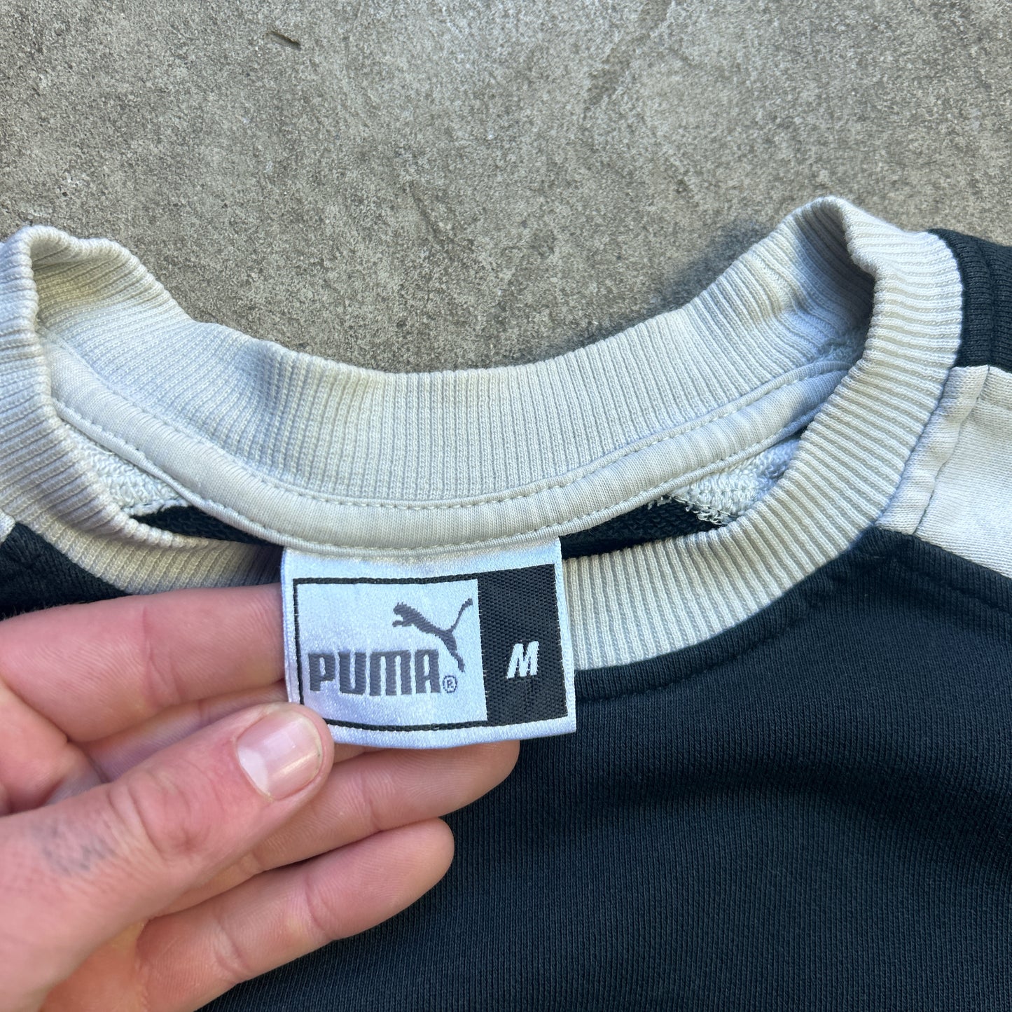 Vintage 2000s Puma Two Tone Crewneck Sweatshirt