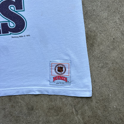 Vintage 90s Mighty Ducks Promotional Movie Merchandise NHL X Nutmeg T-shirt