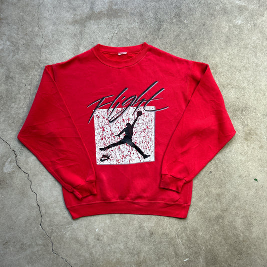 Vintage 90s Nike, Michael Jordan Flight, Crewneck Sweatshirt