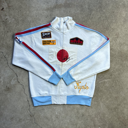 Vintage 90s Kyoto Japan Evolution Racer-SG34 #128 Jersey Jumper