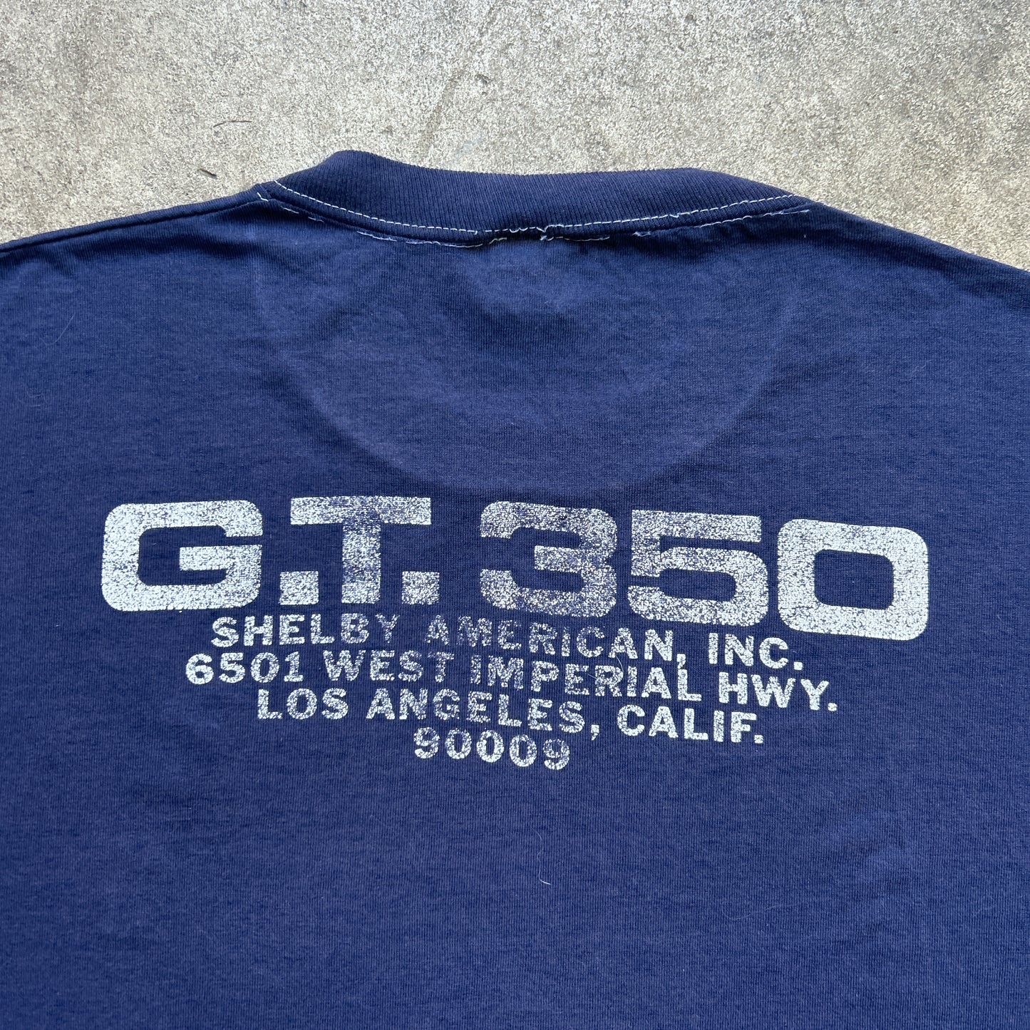 Vintage 80s Shelby Cobra, G.T. 350 Motorsports Los Angeles T-shirt