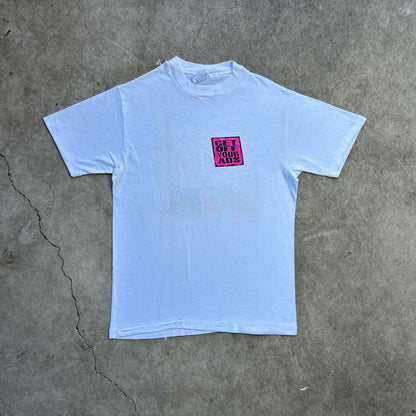 Vintage 90s Get Off Yours Ads USA Run Club  T-shirt