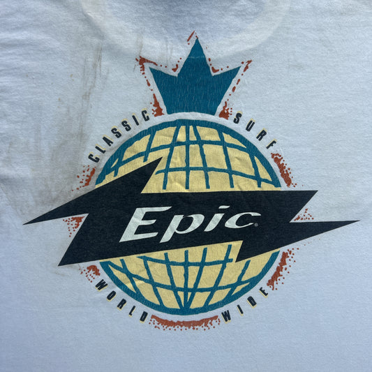 Vintage 90s Epic, Classic Surf & Skate World Wide T-shirt