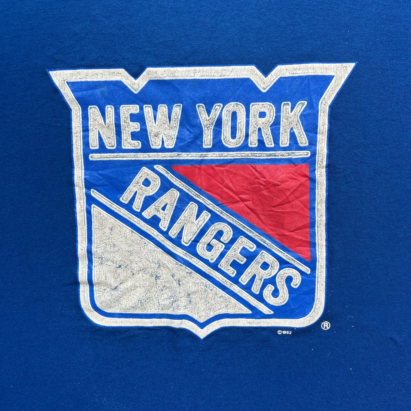 Vintage 80s NY Rangers, American Ice Hockey NHL 1982 T-shirt