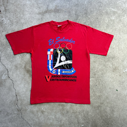Vintage 90s El Salvador, Olympic Sports 1994 T-shirt
