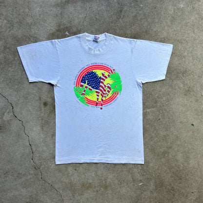 Vintage 90s 13th annual Palisades, Will Rogers 5 and 10km Run T-shirt