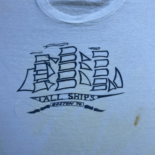 Vintage 70s Rare Tall Ships Boston, 1976 T-Shirt