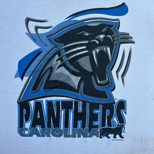 Vintage 90s NFL USA Carolina Panthers Team 1993 T-shirt