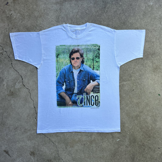 Vintage 90s Vince Gill 1998 USA Music Tour T-Shirt