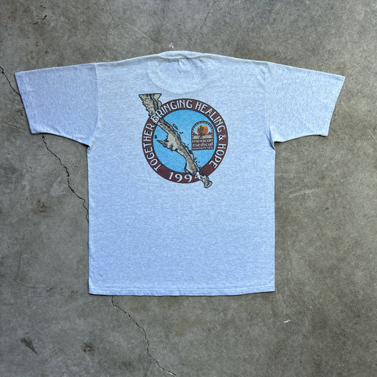 Vintage 90s Mexican Medical Industries, Together Bringing Healing & Hope 1994 T-shirt
