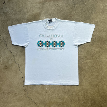 Vintage 80s Oklahoma, Is Indian Territory T-shirt