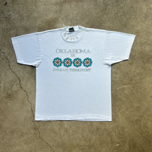 Vintage 80s Oklahoma, Is Indian Territory T-shirt