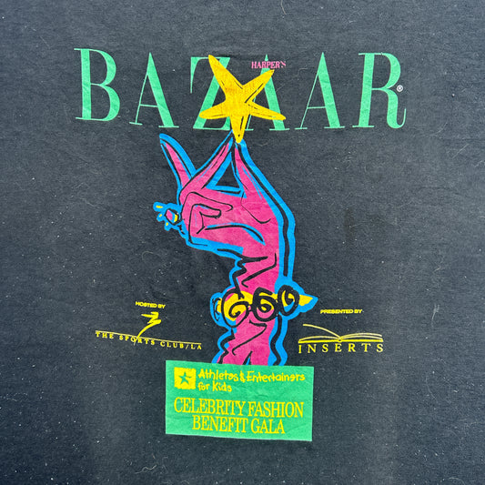 Vintage 90s Harper Bazar Shopping Mall, Celebrity Fashion Benefit Gala T-shirt
