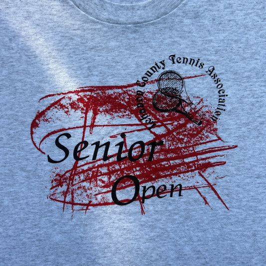 Vintage 80s Lebanon County Tennis Association, Senior Open Competition T-shirt