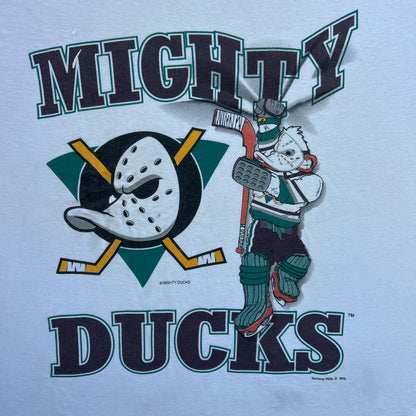 Vintage 90s Mighty Ducks Promotional Movie Merchandise NHL X Nutmeg T-shirt