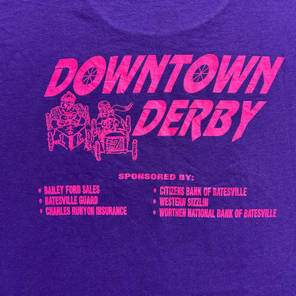 Vintage 90s White River Water Carnival 1992 Downtown Derby T-shirt