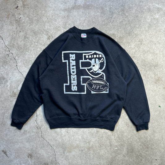 Vintage 90s NFL Oakland Raiders Crewneck Sweatshirt