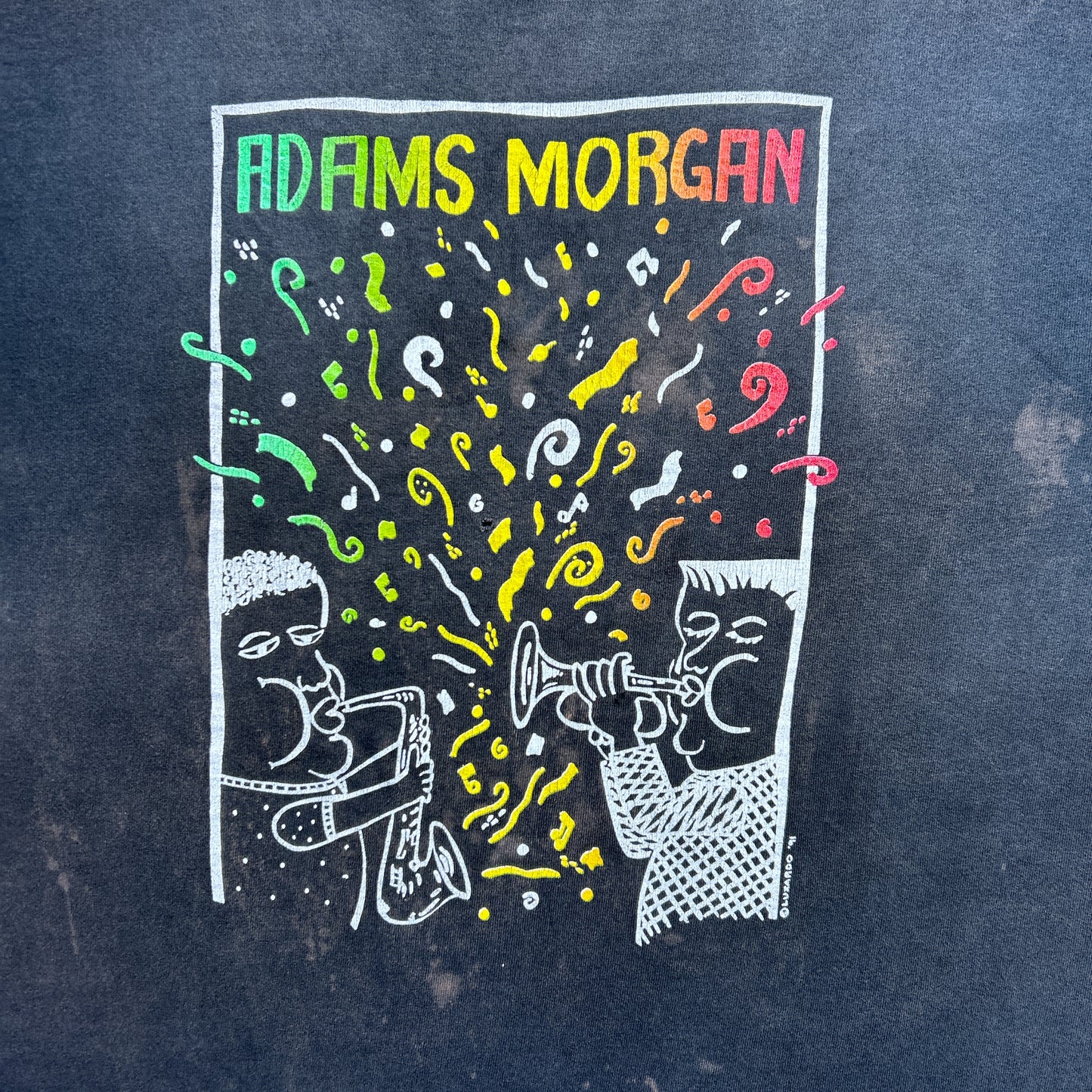 Vintage 90s Adams Morgan Band 1991 T-shirt