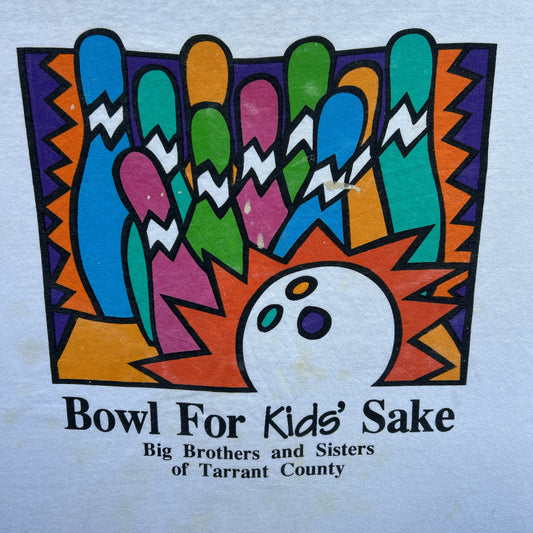 Vintage 90s Bowl For Kids' Sake, Big Brother and Sisters of Tarrant County T-shirt