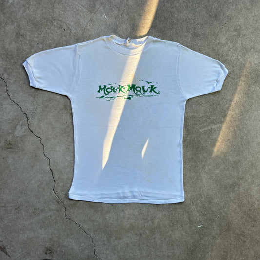 Vintage 80s Mouk Mouk Cartoon Fishing T-shirt