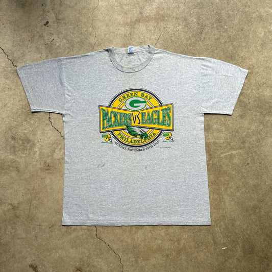 Vintage 90s NFL GreenBay Packers Vs Philadelphia Eagles Match 1998 T-shirt