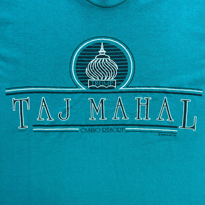 Vintage 90s Trumps Taj Mahal, Casino Resort Graphic Print T-shirt