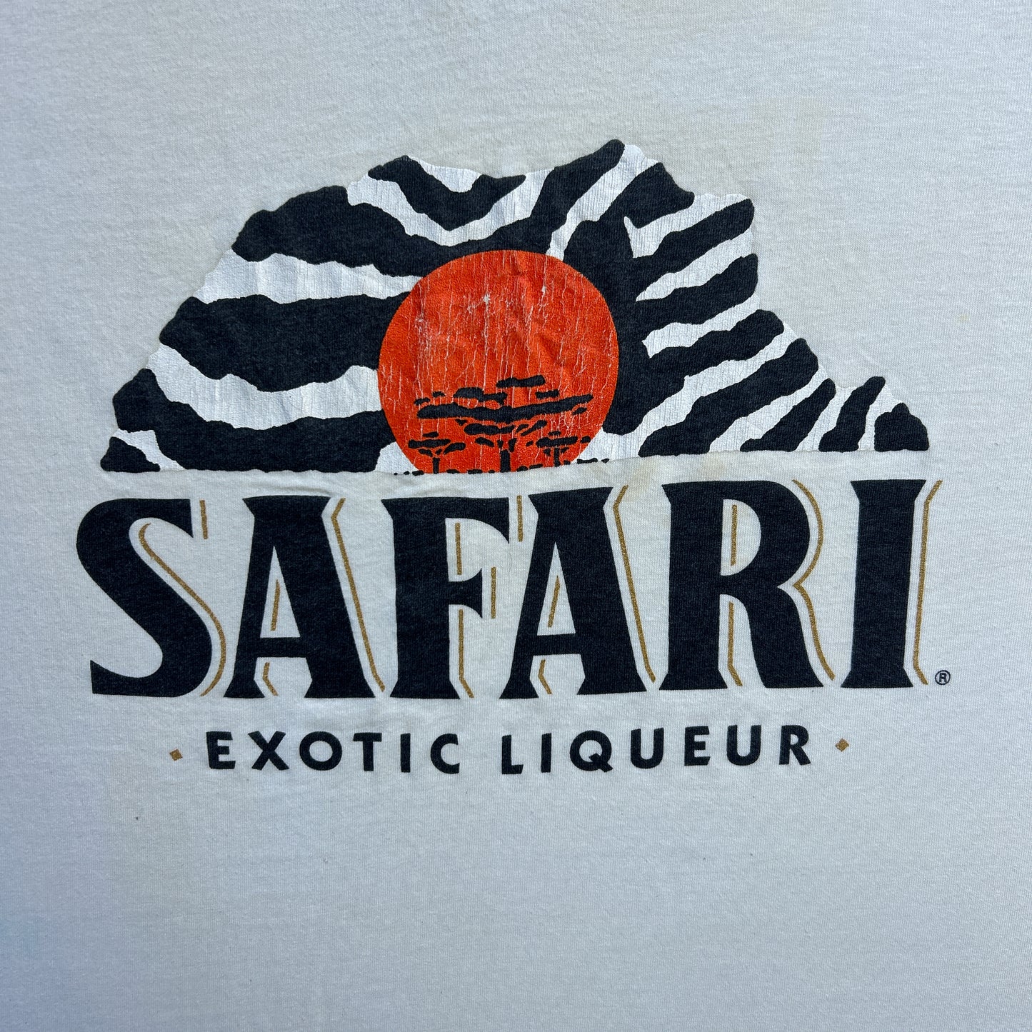 Vintage 80s Safari Exotic Liqueur T-shirt