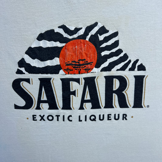 Vintage 80s Safari Exotic Liqueur T-shirt