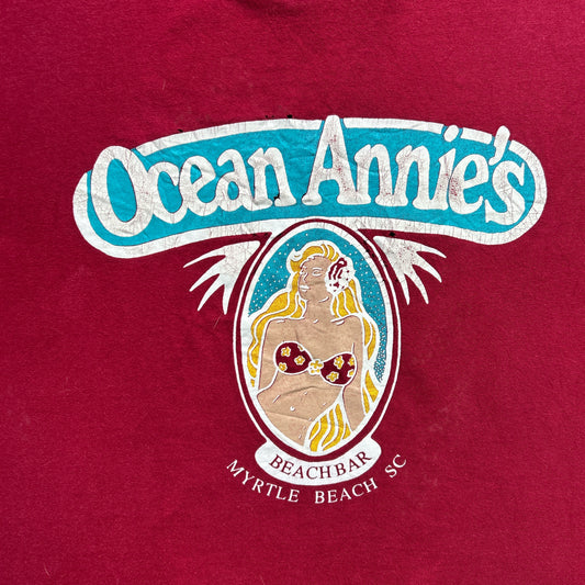 Vintage 90s Ocean Annie's Beach Bar, Myrtle Beach, SC T-shirt