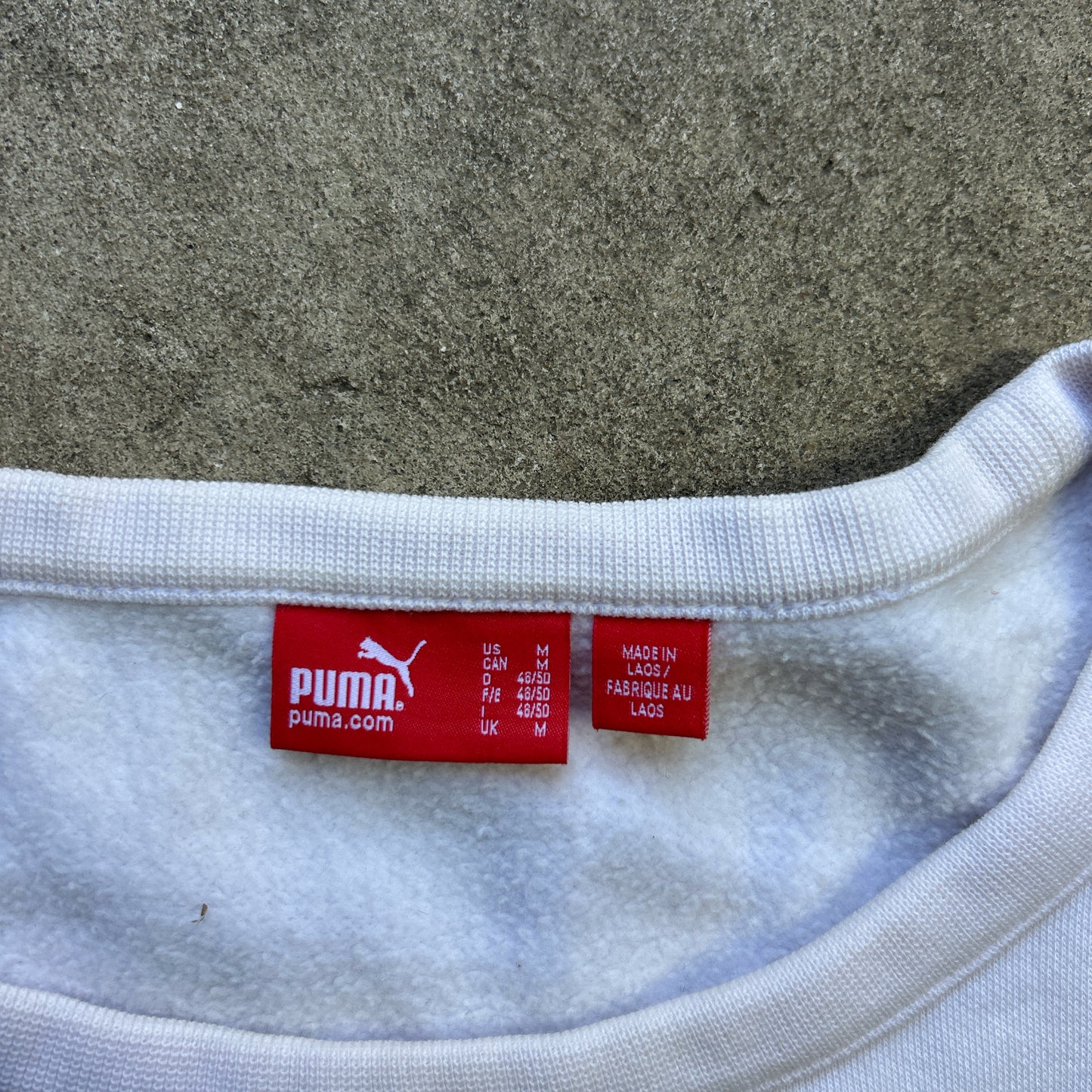 Vintage 2000s Puma Two Tone embroidered Crewneck Sweatshirt