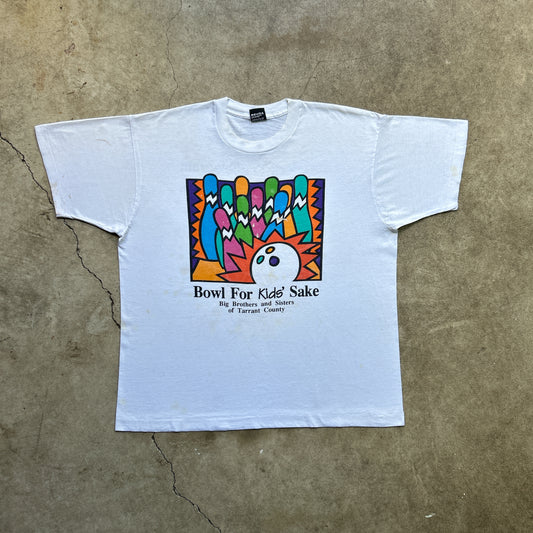 Vintage 90s Bowl For Kids' Sake, Big Brother and Sisters of Tarrant County T-shirt