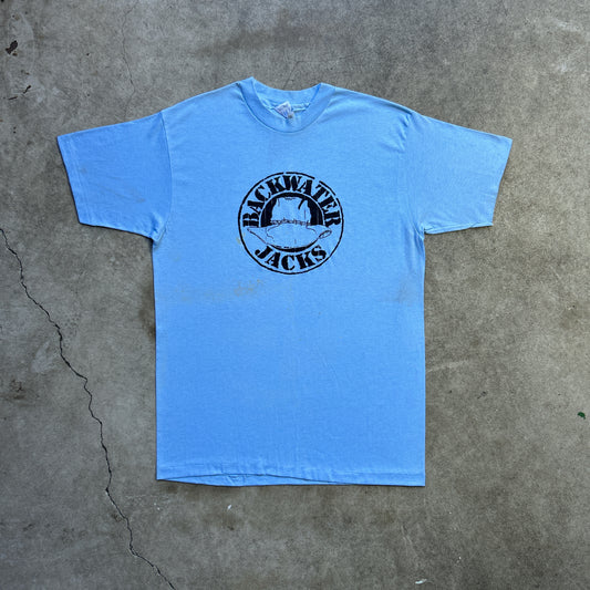 Vintage 80s Australian, Backwater Jacks Akubra T-shirt