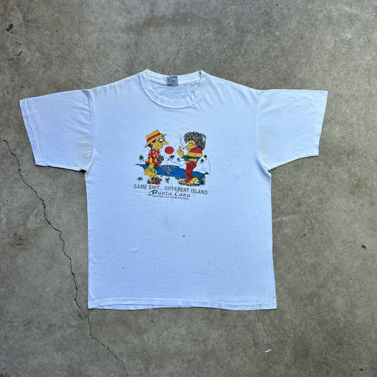 Vintage 90s "Same Shit Different Island" Punta Cana, Republica Dominicana, T-shirt