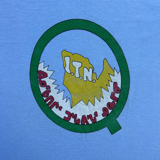 Vintage 80s Cartoon Himalayan Mountains T-shirt