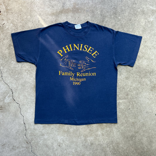 Vintage 90s Phineisee Family Reunion, Michigan T-shirt
