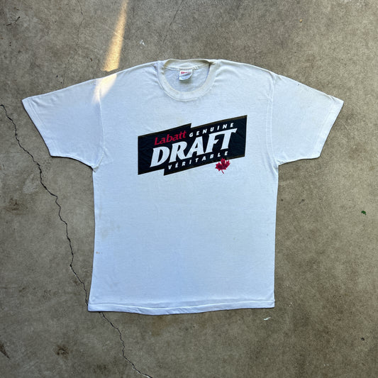 Vintage 90s Labatt Genuine Draft Veritable Beer T-shirt