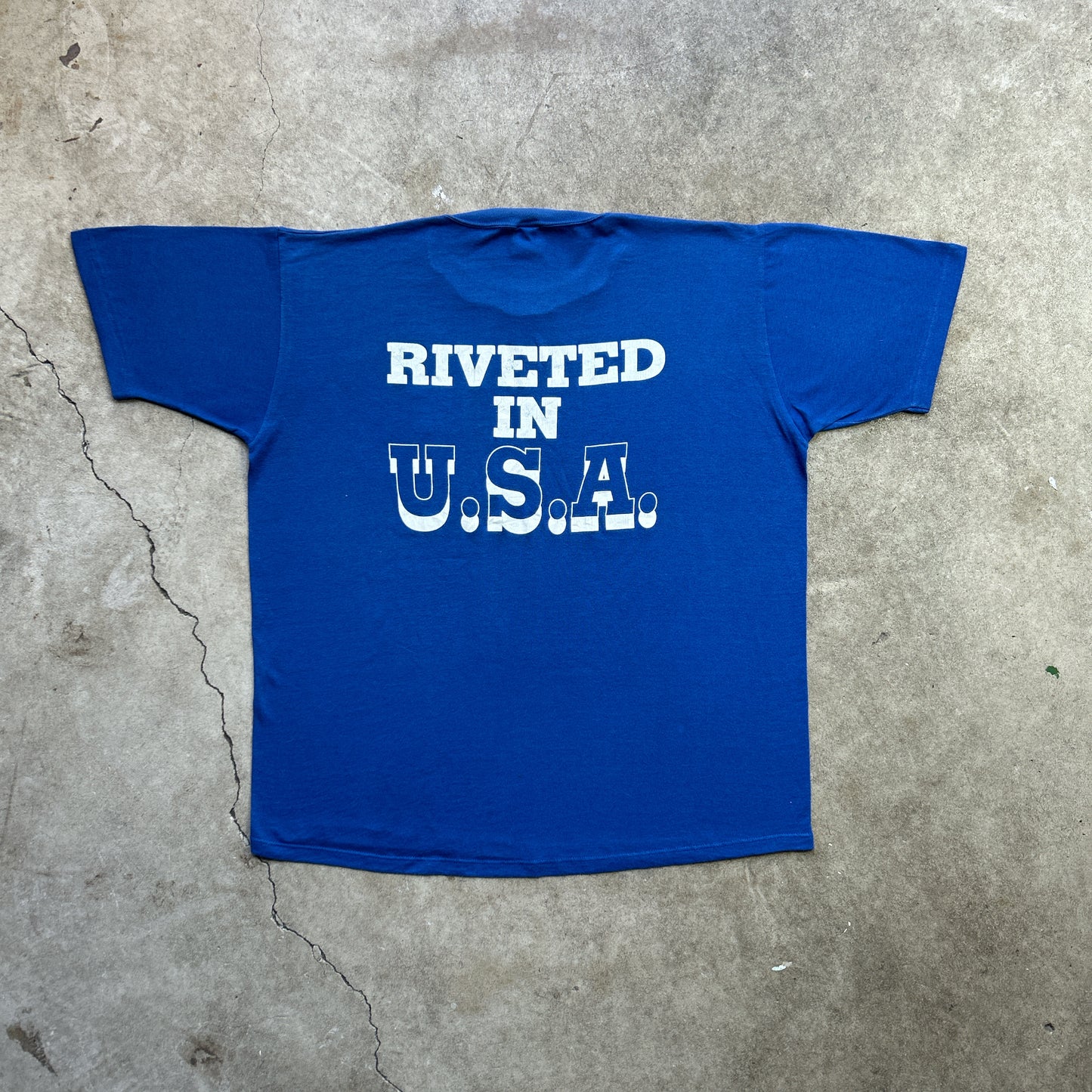Vintage 80s Riveted in USA, Stabilus T-shirt