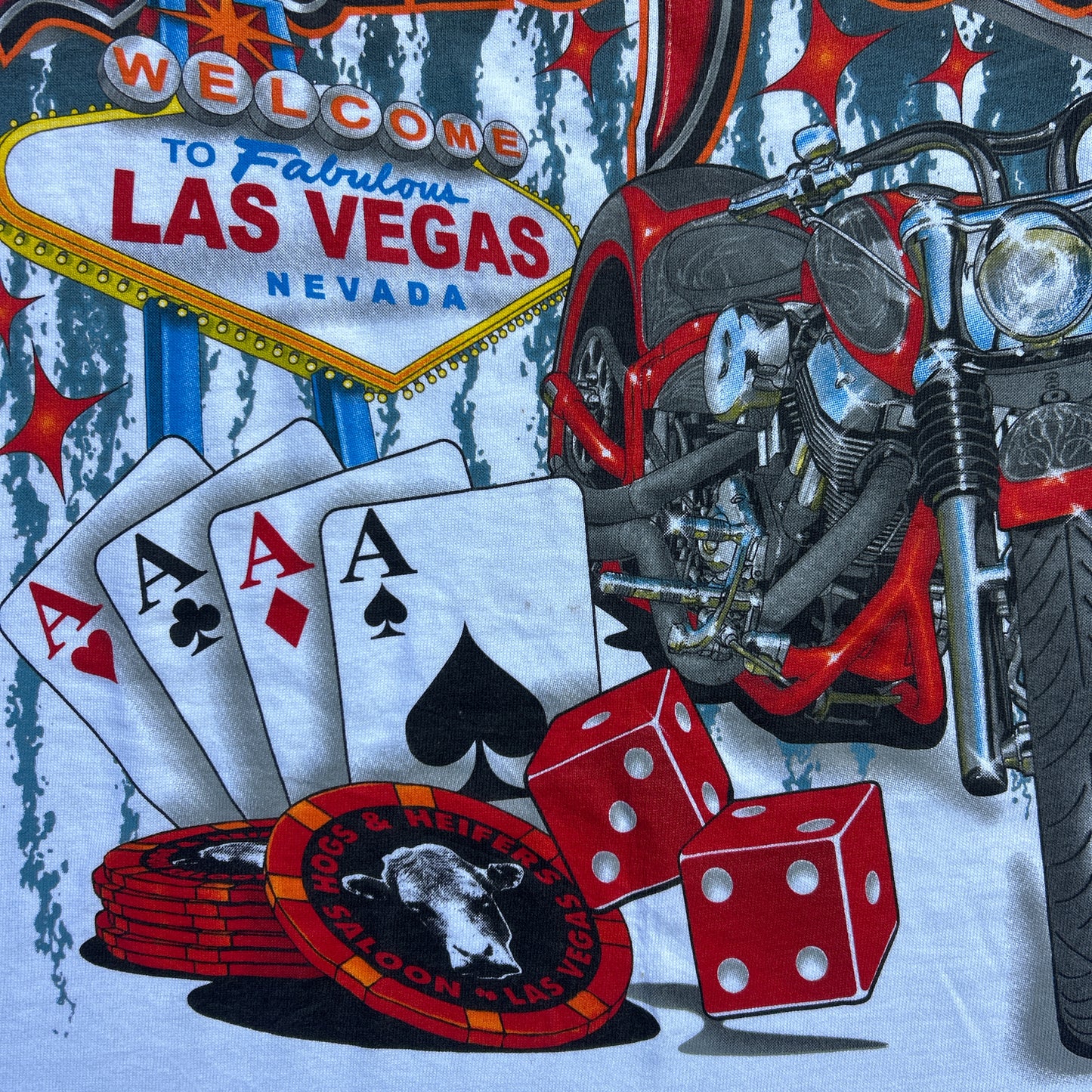 Vintage 2000s Las Vegas Bike Fest 2007 T-shirt