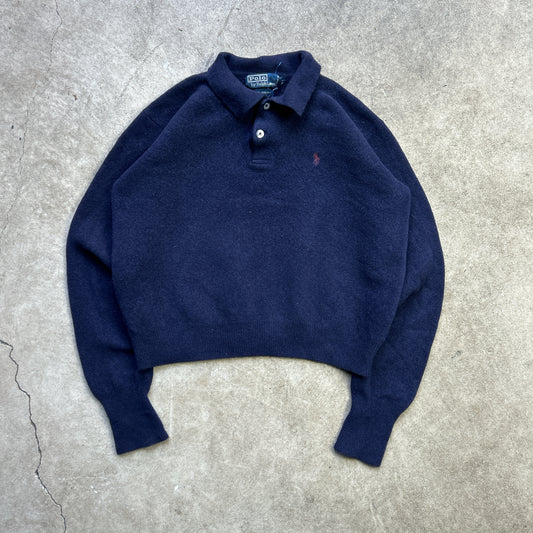 Vintage 90s Polo Ralph Lauren, Lambswool Womens Jumper Cardigan