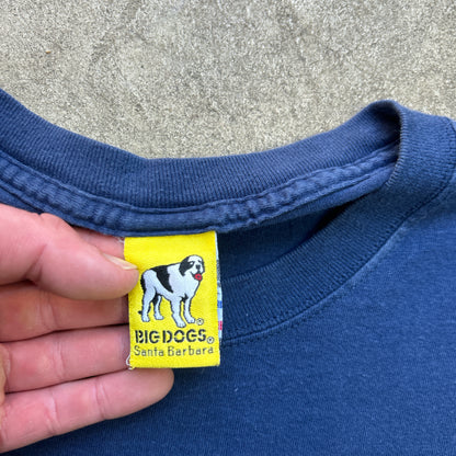 Vintage 90s Big Dogs To The Rescue Skate Brand T-shirt