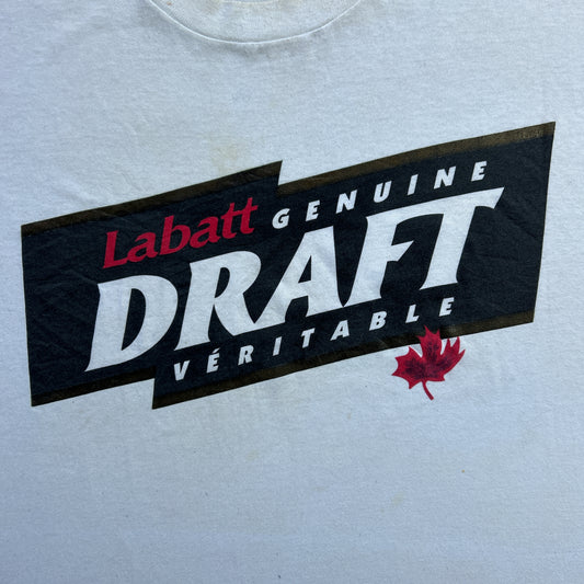 Vintage 90s Labatt Genuine Draft Veritable Beer T-shirt