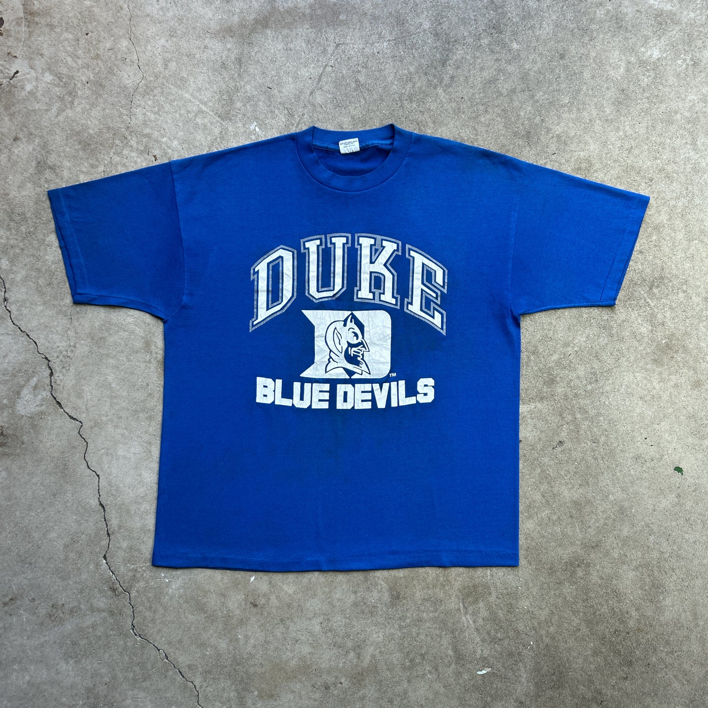 Vintage 80s Duke University Blue Devils Team T-shirt