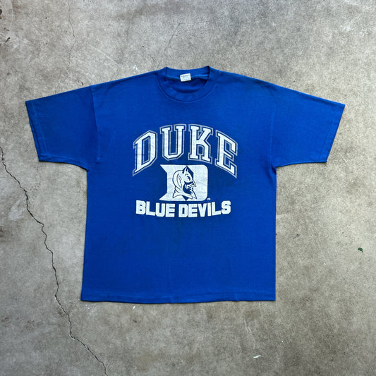 Vintage 80s Duke University Blue Devils Team T-shirt